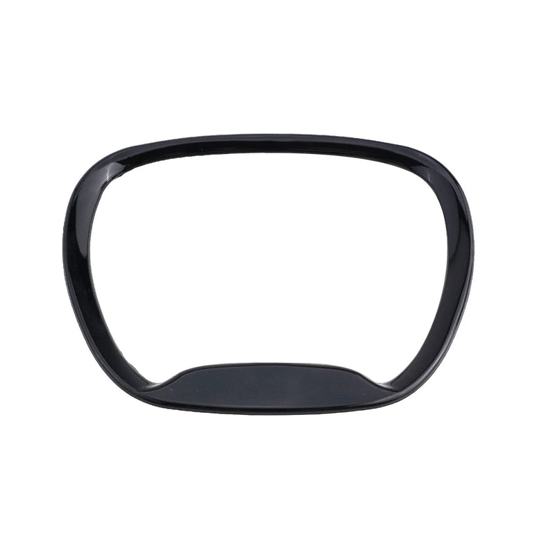 Car Steering Wheel Cover Sticker Black Carbon Fiber ABS