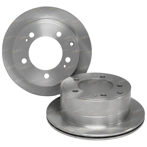 Toyota Landcruiser FZJ78 FZJ79 2 Rear Disc Brake Rotors (1999–2006)