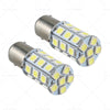 Caravan 12V BA15D LED White 27 SMD 5050 Indicator Signal Lights