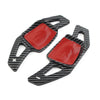 VW Golf MK8, Jetta, Tiguan Black Steering Wheel Shift Paddle Shifter Extensions