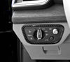 Audi Q5 Carbon Fiber Headlight Adjustment Frame Cover Trim (2018-2022)