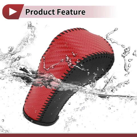Chevrolet Cruze Red Carbon Fiber Gear Shift Knob Cover (2011-2016)