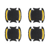 Carbon Fiber Gold Door Handle Reflective Sticker Scratch Cover Protection