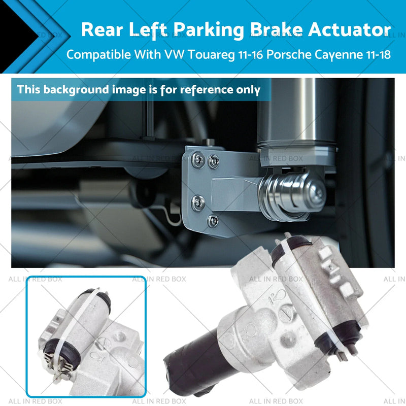 VW Touareg, Cayenne Rear Left Parking Brake Actuator (2011-2018)