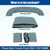 Make Model 600D 4Bow Bimini Top Canvas and Detachable Side Blocks