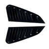 Subaru Impreza WRX Gloss Black Rear Window Louvers (2011-2014)