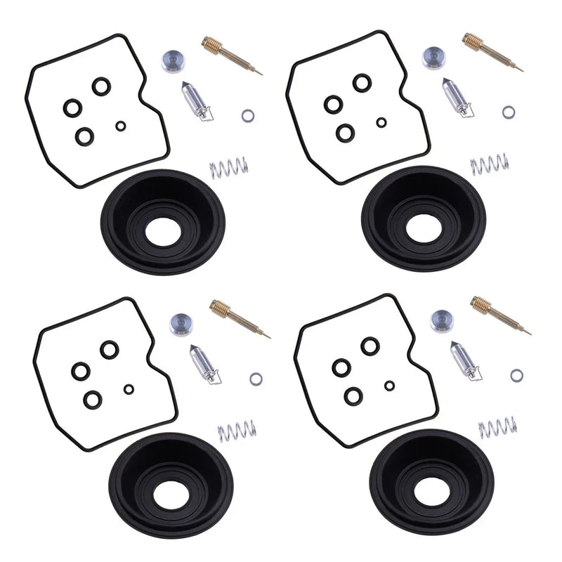Suzuki GSF600S Carburetor Rebuild Kit Set of 4 w/ Vacuum Diaphragms (1996-2003)