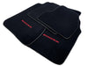 Nissan 200 SX (1995-2000) - 2 x Carpets with Red Logo Tailored Black Floor Mats Set