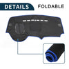 Peugeot 3008 2013-2015 Sun Protector Black Blue Dashboard Cover Mat