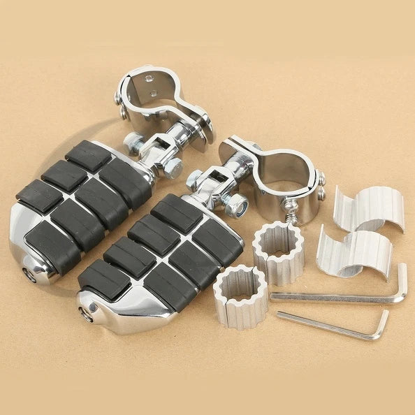 Harley Sportster 883 Touring 1 1/4'' 1 3/8'' Chrome Highway Bar Foot Peg