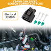 Mitsubishi Evo 3 Pin Crank Cam Speed Sensor Connector Plug (1992-2000)