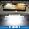 Porsche Boxster 2 x 6500K White LED License Plate Lights (1999-2004)