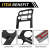 Ford F-150 (2015-2020) Carbon Fiber Black Central Control Panel Cover Trim