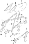 Mazda Miata MX-5 Left Side Manual Window Regulator (1990–1997)