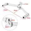 Motorcycle - Silver Aluminum Dual Way Gear Shift Lever Footrest Pedal Shifter