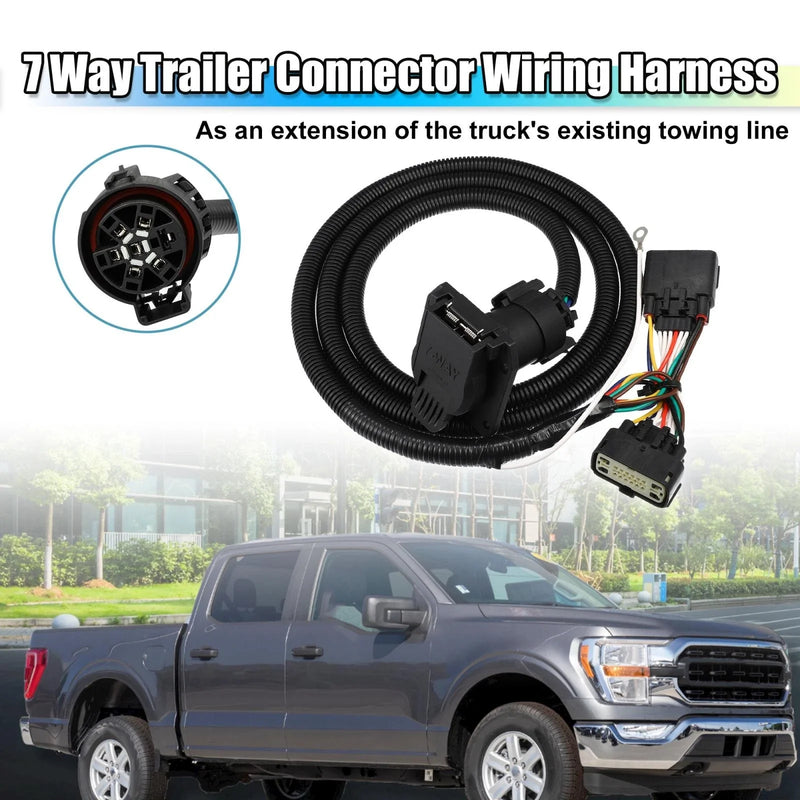 Ford F-150 7 Pin Trailer Wiring Connector Harness (2015-2020)
