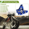 Honda CRF50 Blue Foot Pegs (2004-2023)