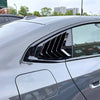 BMW 4 Series G26 Gloss Black Rear Side Window Louvers (2020-2024)