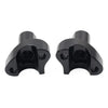 Harley Dyna Sportster Softail 2" Straight Handlebar Risers Black