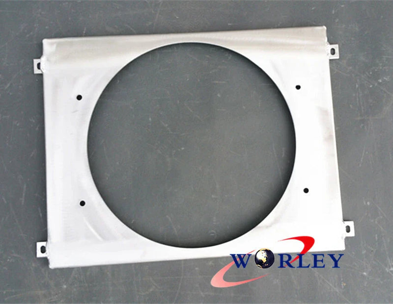 Toyota Land Cruiser HZJ70 HZJ73 HZJ77 Aluminum Fan Shroud w/ Fans (1990-2007)