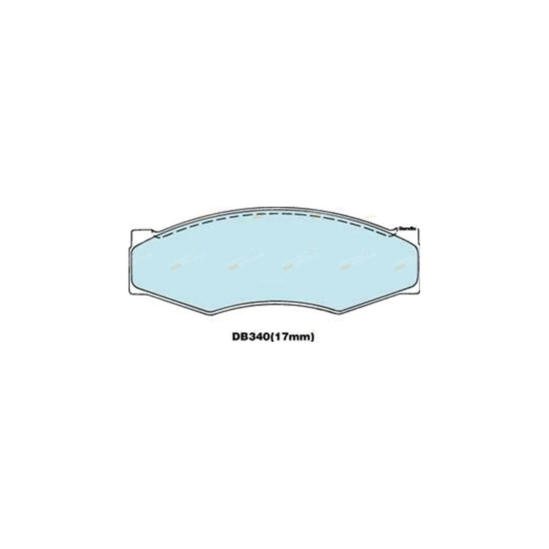 Front Disc Brake Pad Set Nissan Pathfinder D21 2.4L Z24 (1986 - 1991)