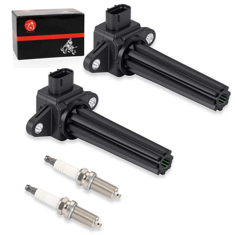 Yamaha 4-Stroke Outboard 115-250 HP 2 Pack Ignition Coil & Spark Plug