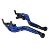 Kawasaki ZX1400 ZX14R ZZR1400 Blue Extendable Brake Clutch Levers (06-17)