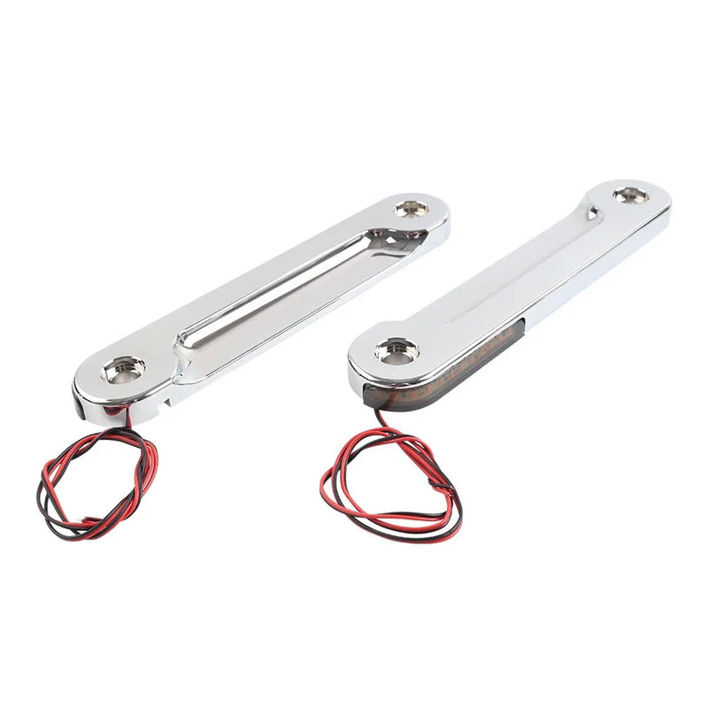 Harley Street Glide & Electra Glide LED Flush Fork Turn Signal Brackets