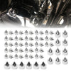 Harley Touring Road King Softail Trike 62X Engine Bolt Chrome Cap Kit (18-24)