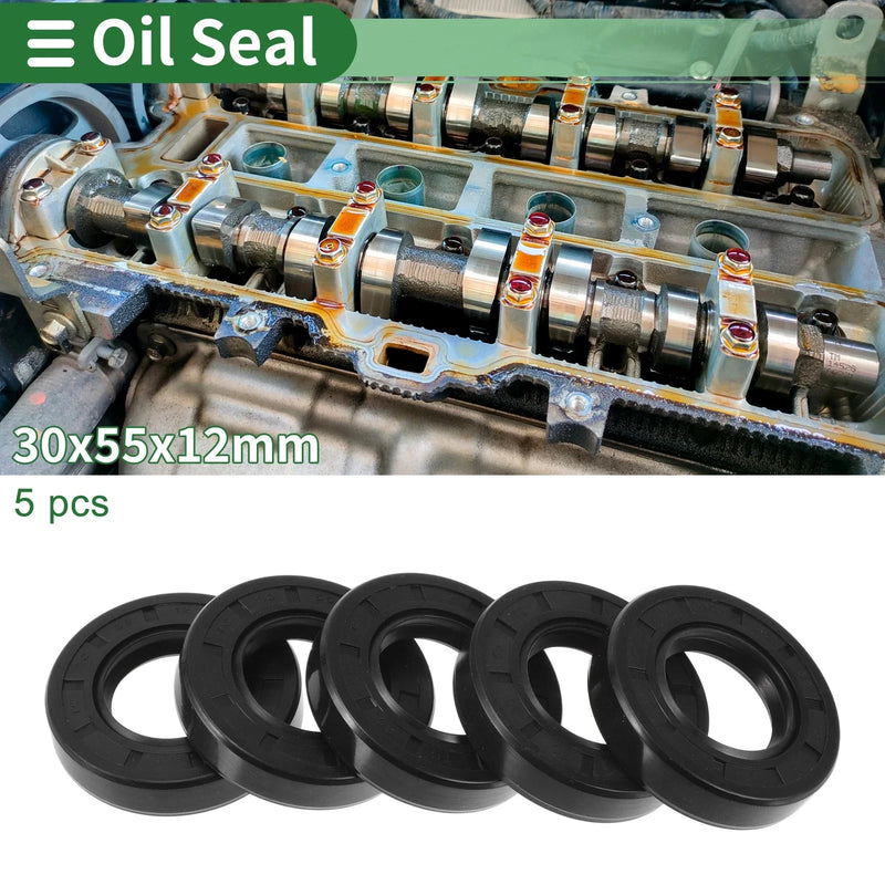 Make Model Oil Seal / 30x55x12mm / Seal Ring NBR Rubber /
