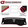 Mercedes CLA 2013-2019 Sun Protector Pad Black Red Dashboard Cover Mat