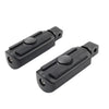 Harley Softail Deluxe Fat Bob (2018-2023) Black Rear Passenger Foot Pegs