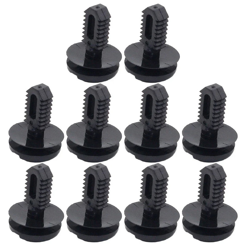 BMW 3 Series Black Plastic Clips Rivet 10 Pieces