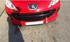 Peugeot 207 Cupra R Front Bumper Lip 3 Pcs (2006-2014)