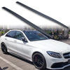 Mercedes Benz C205 W205 AMG-Line Side Skirt Extension (2015-2020)