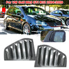 Golf Mk5 Carbon Fiber Style Rear Window Louver Shutter Cover (2004–2009)