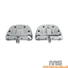 Harley Breakout Hard Candy Custom Chrome Footrest Shift Pegs (2013-2020)