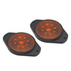 Car, Bus, Truck, Trailer Round 9 LED Side Marker Lights