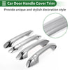 KIA Seltos Forte (2019-2023) Silver Tone Smart Door Handle Cover Trim