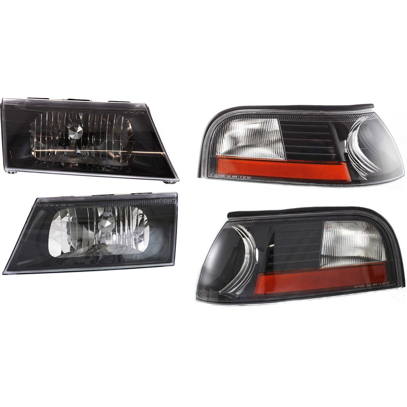 Headlight Corner Lamp Kit For 2003-04 Mercury Marauder
