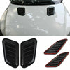 Universal Vehicles 2 x Car Hood Bonnet Vent Air Flow Intake Scoop
