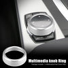 BMW Series X3 X4 X5 X6 Silver Tone Knob Cover Ring