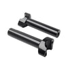 Harley Heritage Softail Dyna FXD 6" Black Straight Handlebar Risers