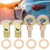 Motorcycle Car 2 x Banjo Bolt Washer Bronze Tone Metal