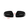 Jeep Compass, Cherokee Gloss Black Rearview Mirror Caps (2017-2023)