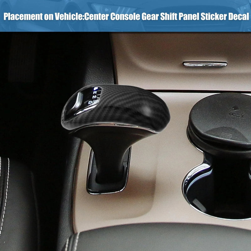 Jeep Grand Cherokee (2014-2015) Black Gear Shift Knob Cover Trim Decal