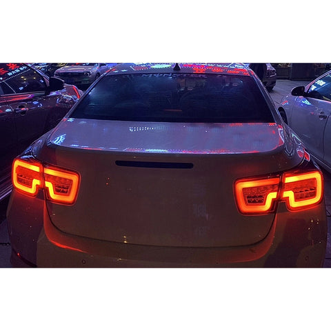 Chevrolet Malibu 2013-2015 Black Shell LED Tail Lights (2013-2015)