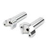 Harley Sportster Dyna Softail 4" CNC Straight Handlebar Risers (2004-2023)