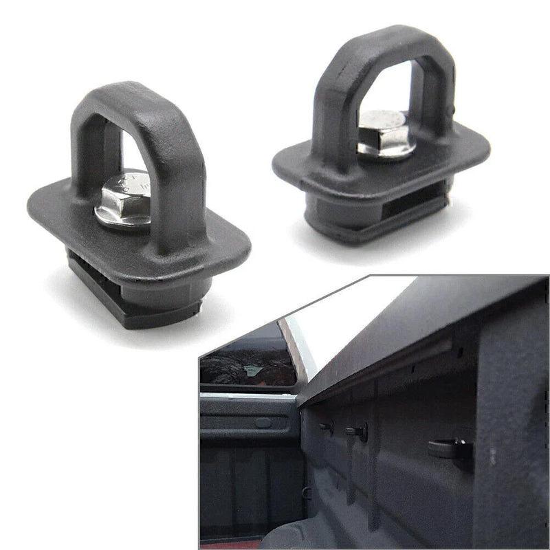 Chevy Silverado Black Aluminum Tie Down Anchors (2007-2023)