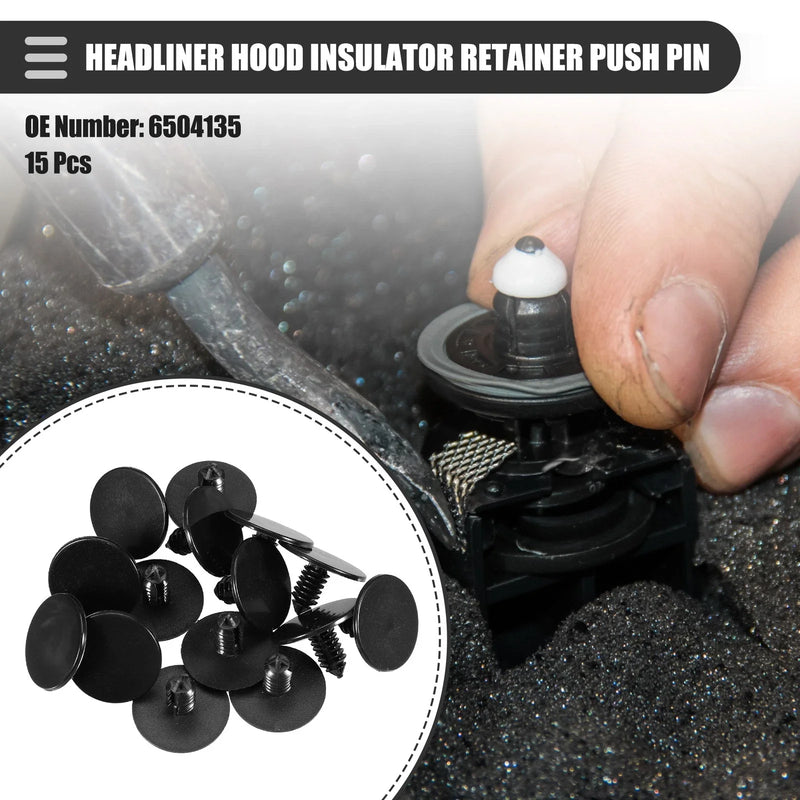Dodge () 15 x Headliner Hood Insulator Retainer Push Pin Clips